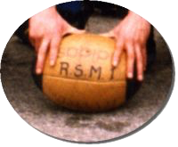 Ballon de rugby marqué RSM